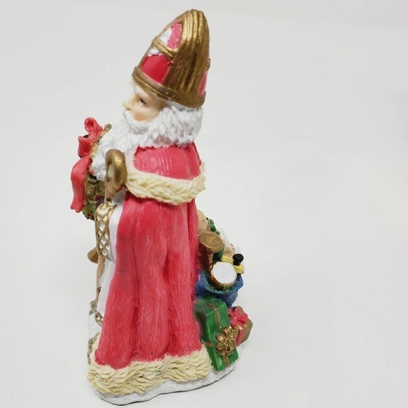 20.The International Santa Claus Collection St Nicholas Austria Ceramic Figurine - Picture 5 of 8
